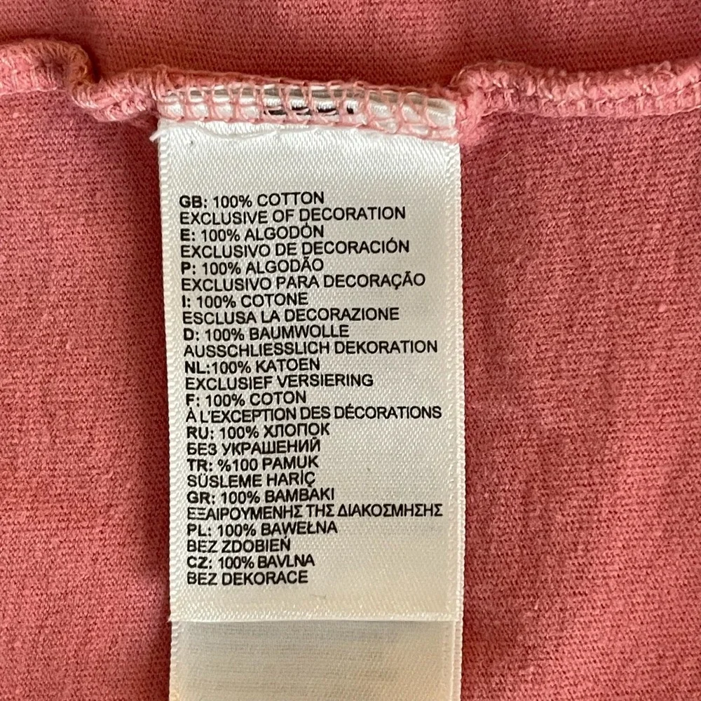 The North Face Men's Rose‎ Pink  Box Logo Short Sleeve Graphic T-Shirt Size S